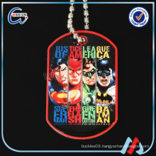 character cartoon dog tag with necklace